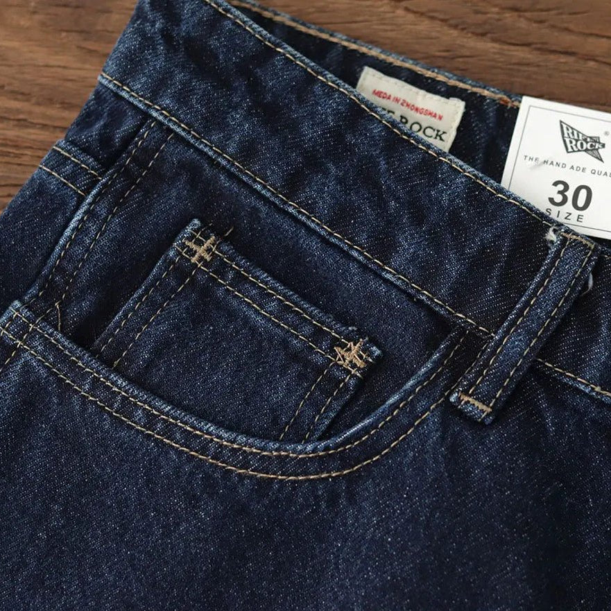 Retro office denim jeans - Antonios