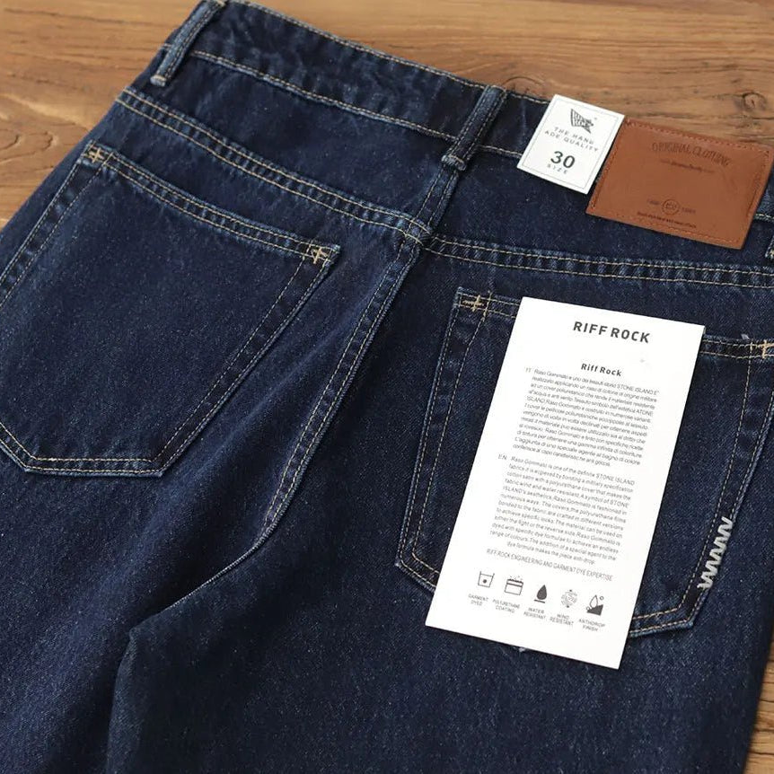 Retro office denim jeans - Antonios