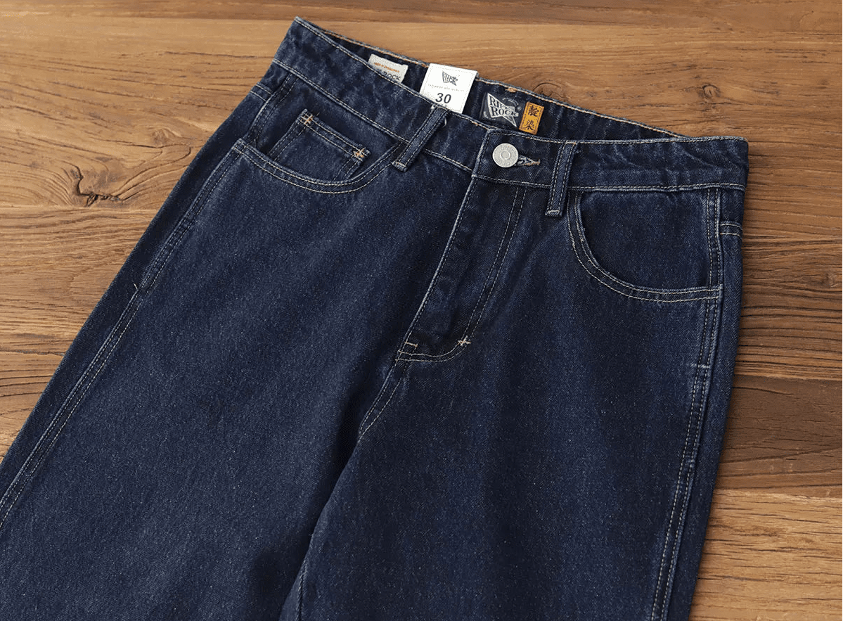 Retro office denim jeans - Antonios