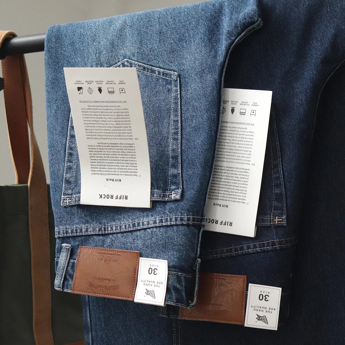 Retro office denim jeans - Antonios