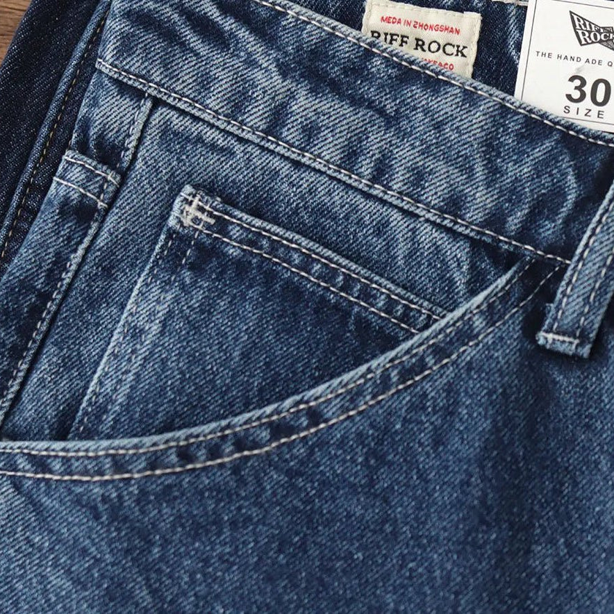 Retro office denim jeans - Antonios