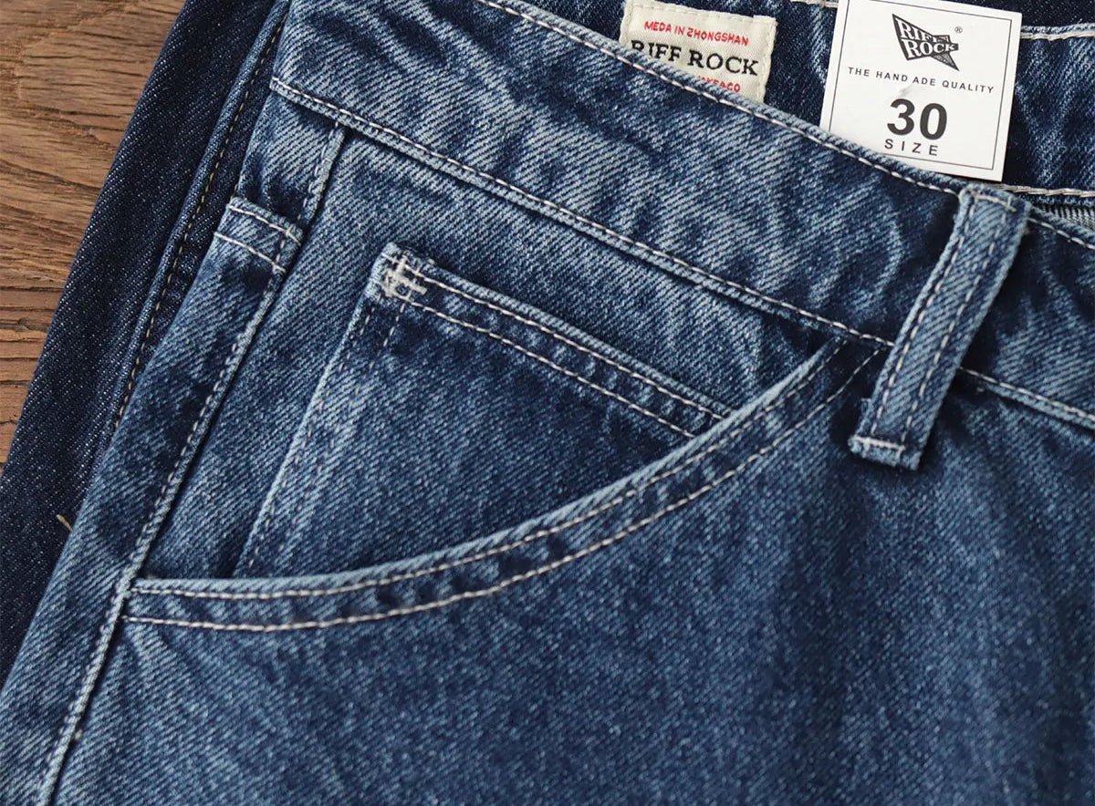 Retro office denim jeans - Antonios