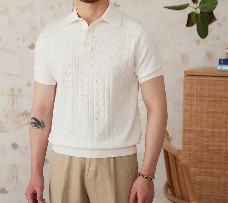 Retro old money summer t-shirt - Antonios