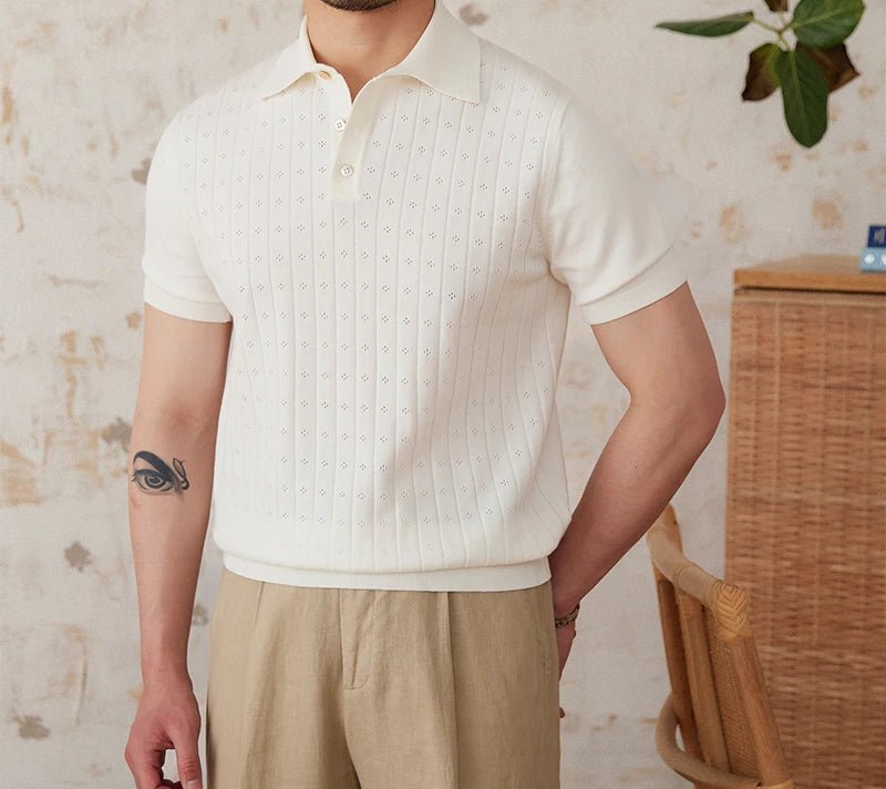 Retro old money summer t-shirt - Antonios