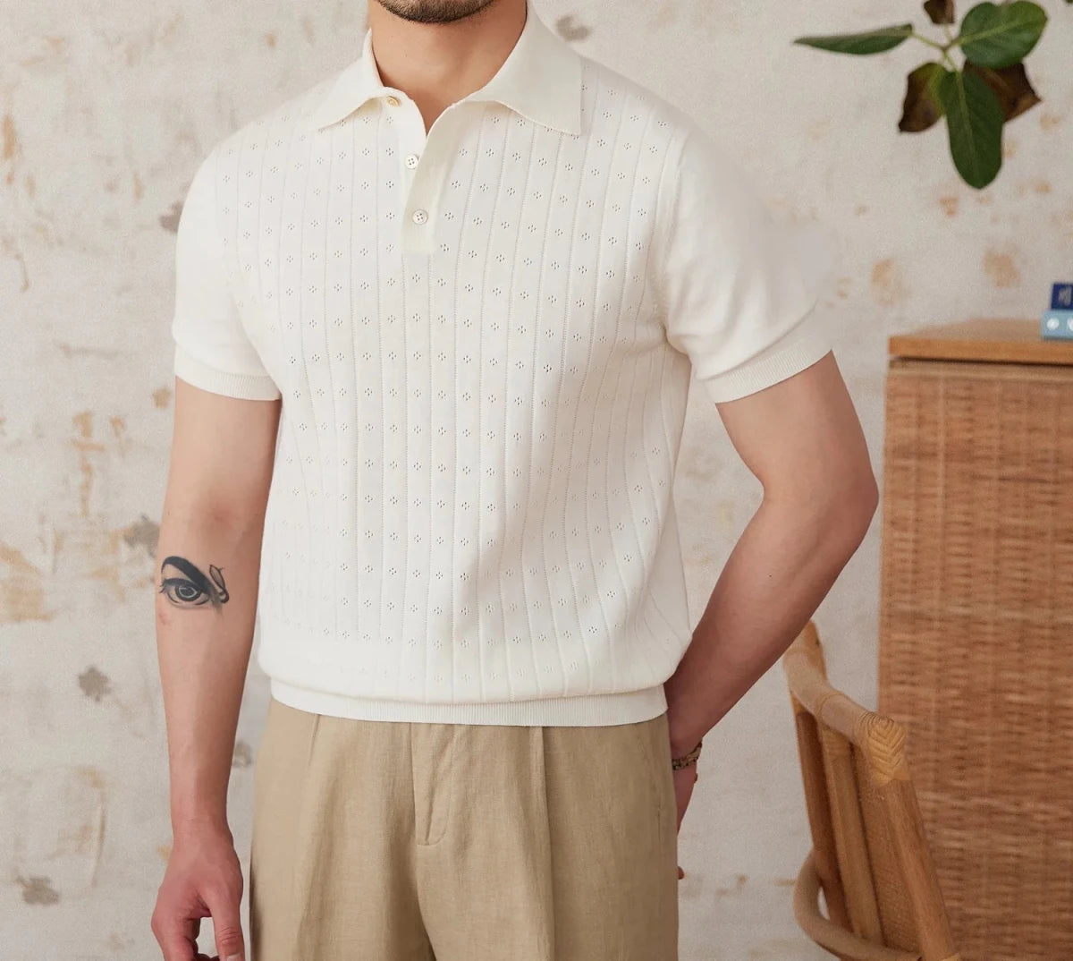 Retro old money summer t-shirt - Antonios