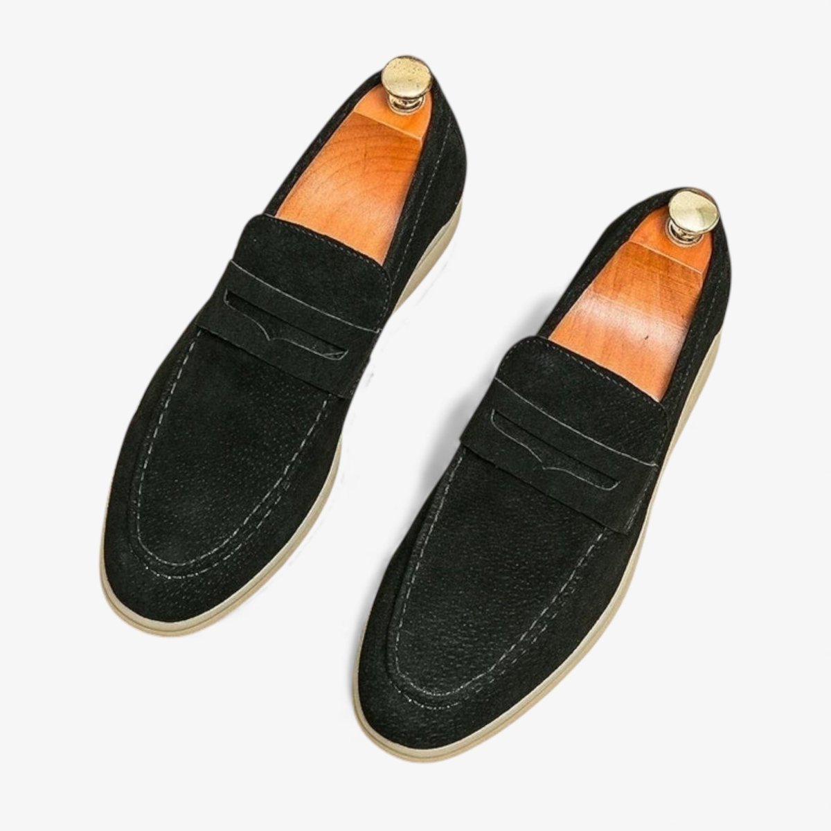Retro pointed penny loafer - Antonios