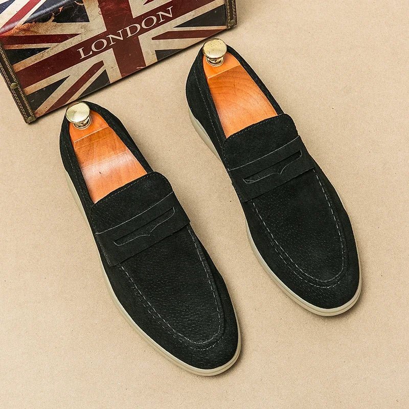 Retro pointed penny loafer - Antonios