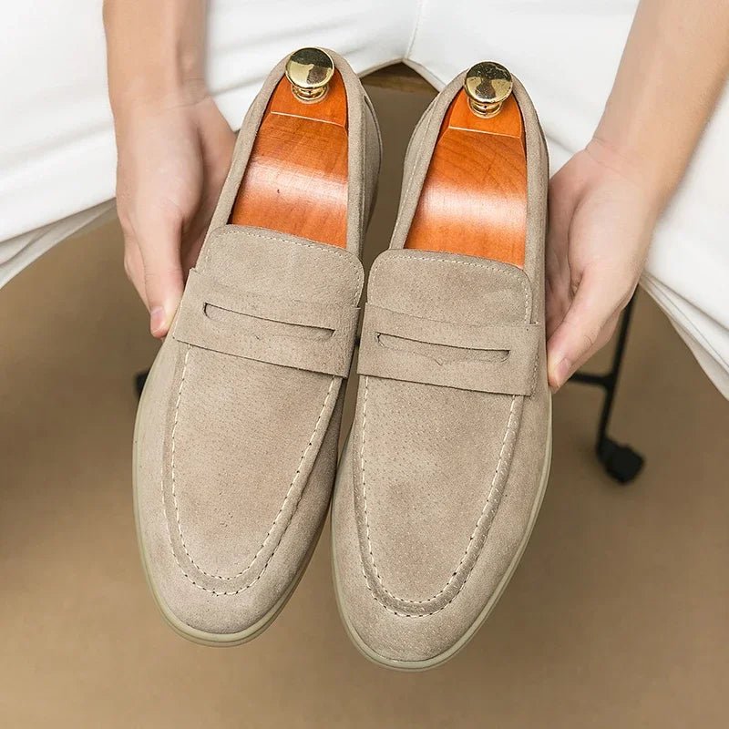 Retro pointed penny loafer - Antonios