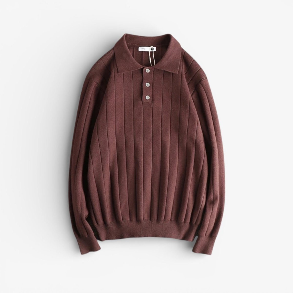 Retro polo striped sweater - Antonios