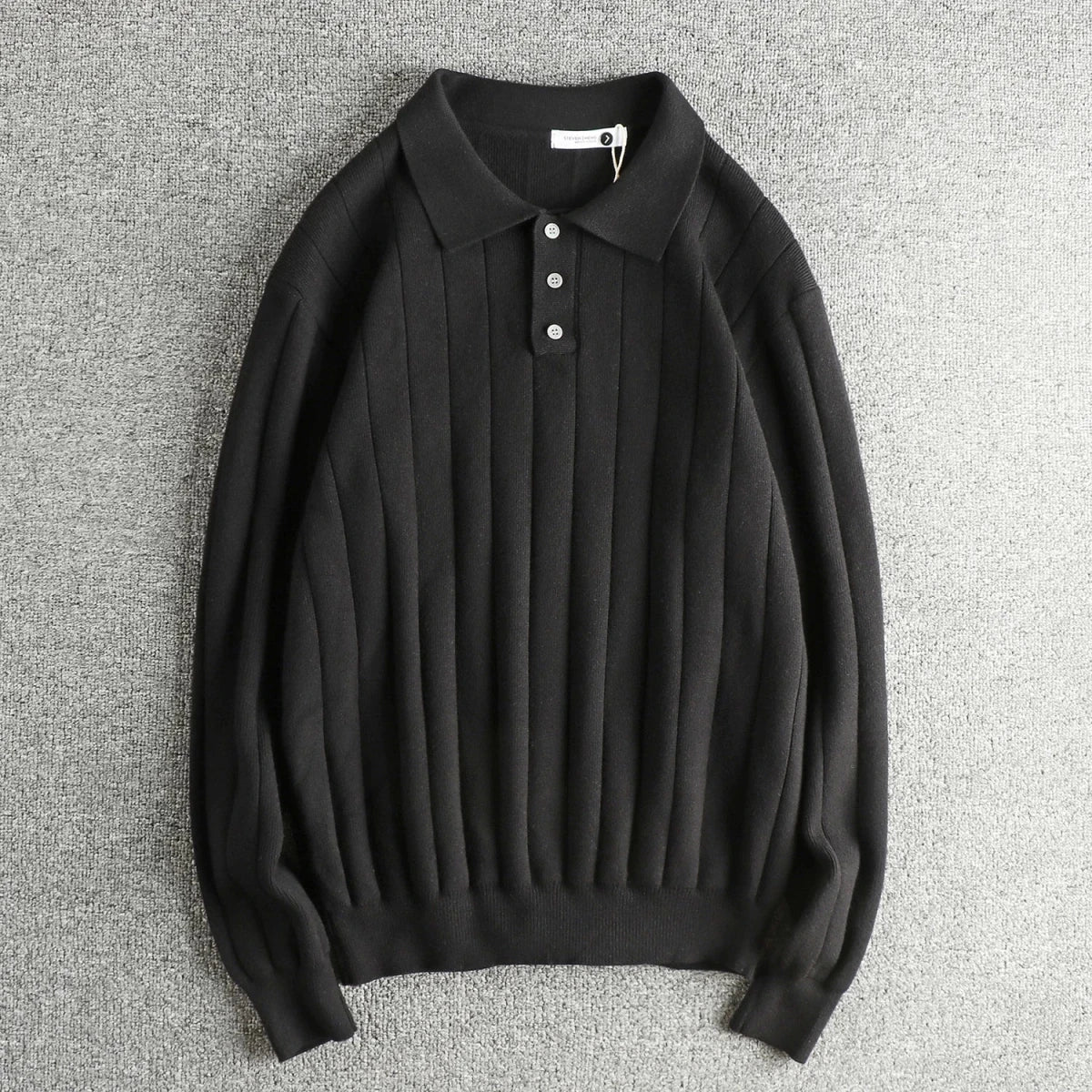 Retro polo striped sweater - Antonios