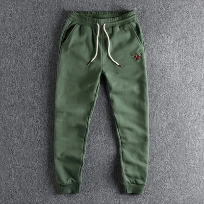 Retro velvet sport joggers - Antonios