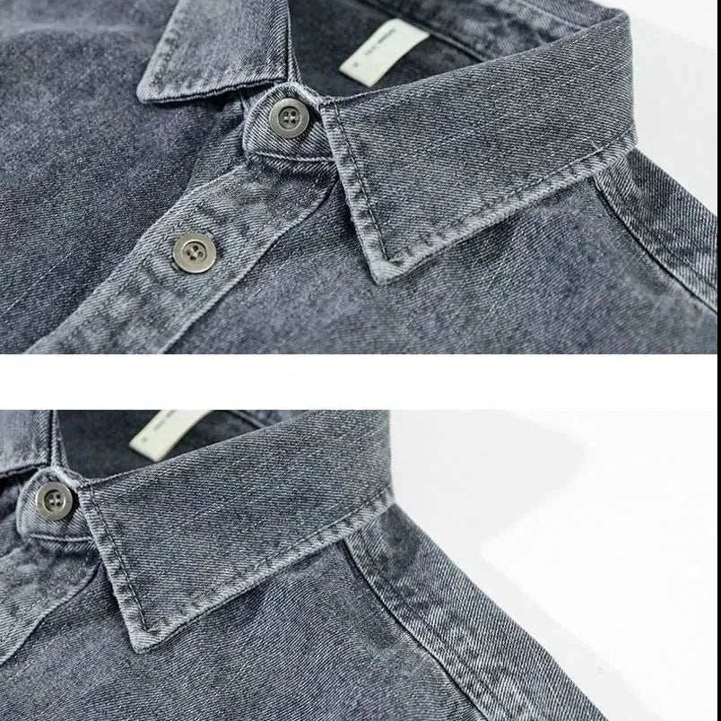 Retro vintage denim shirt - Antonios