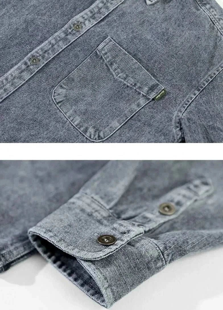 Retro vintage denim shirt - Antonios