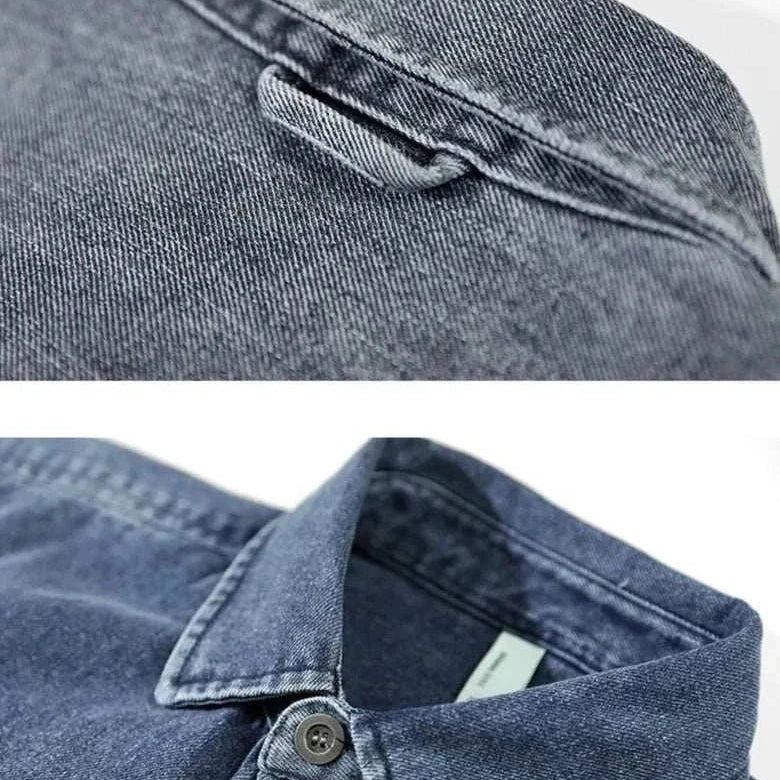 Retro vintage denim shirt - Antonios