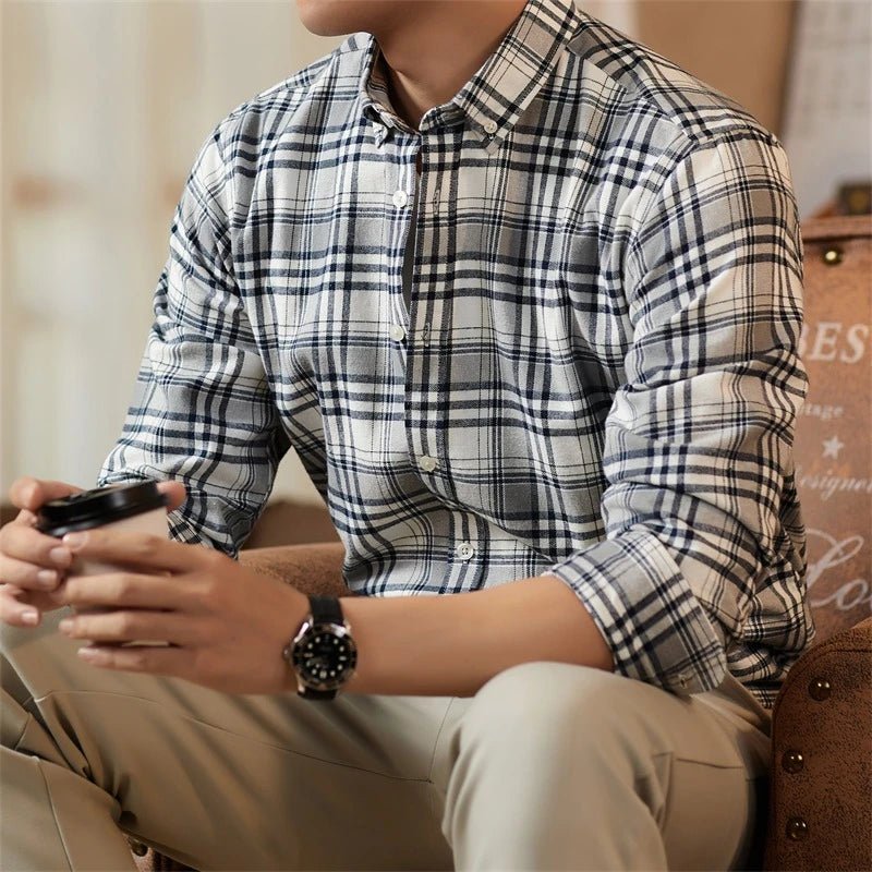 Ronald casual plaid shirt - Antonios