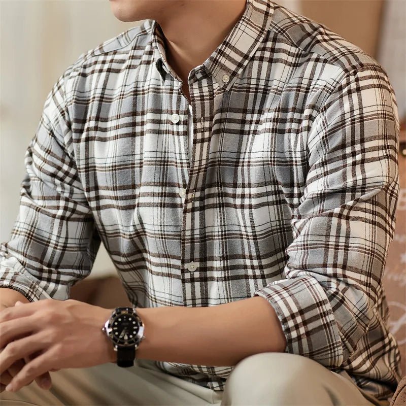 Ronald casual plaid shirt - Antonios