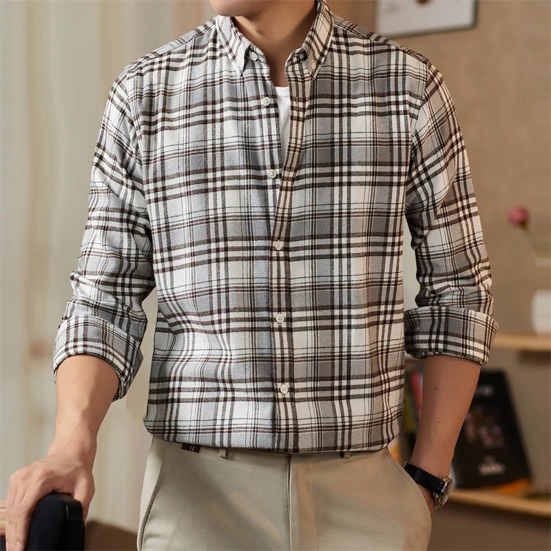 Ronald casual plaid shirt - Antonios