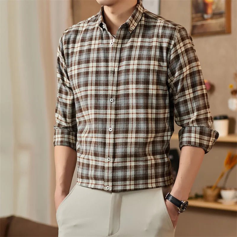 Ronald casual plaid shirt - Antonios