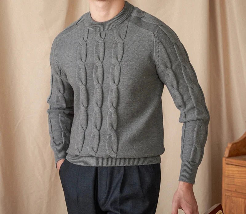 Round neck vintage sweater - Antonios