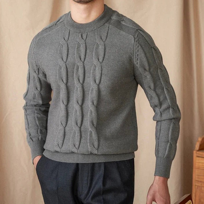 Round neck vintage sweater - Antonios