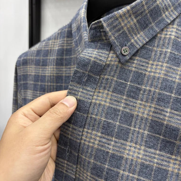 Santorini double - sided brushed shirt - Antonios