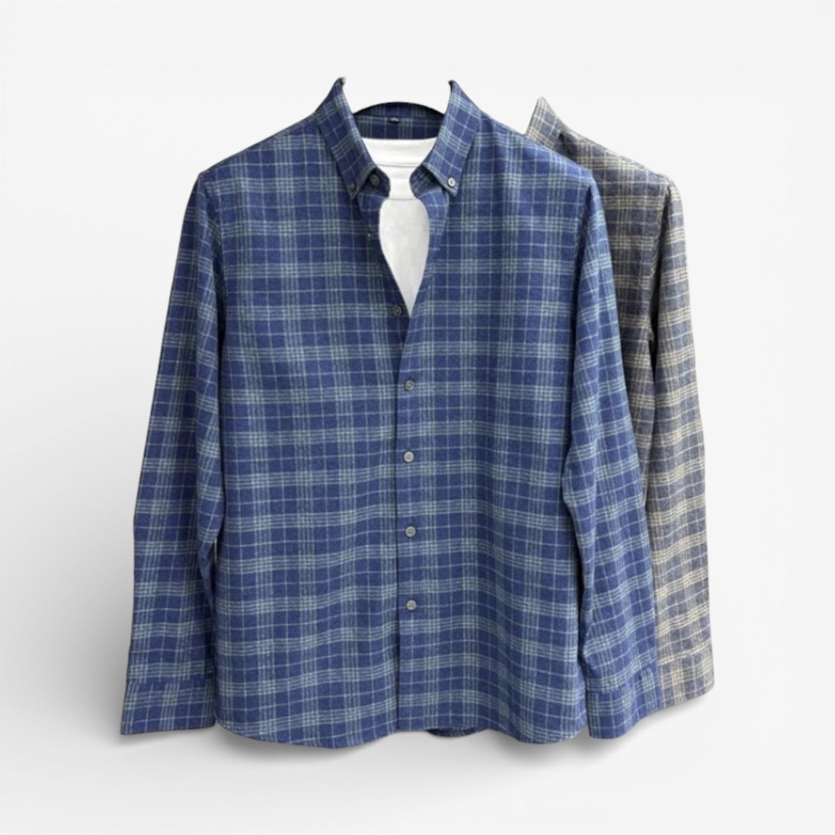 Santorini double - sided brushed shirt - Antonios