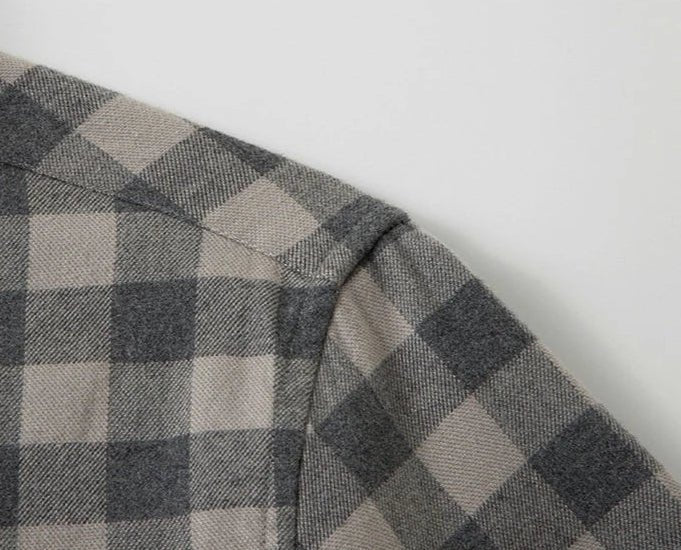Santorini flannel plaid shirt - Antonios