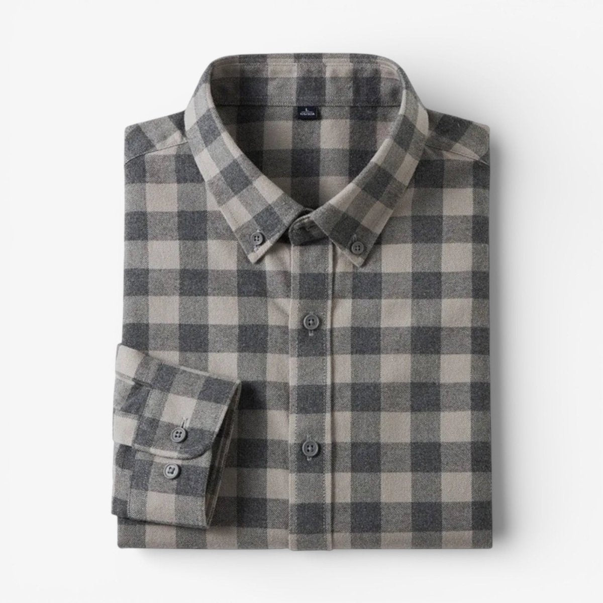 Santorini flannel plaid shirt - Antonios