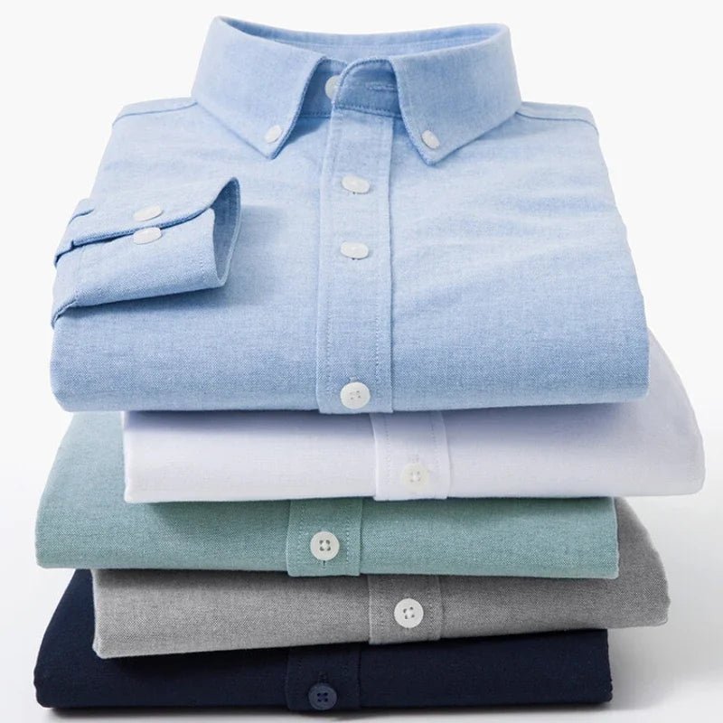 Santorini office solid shirt - Antonios