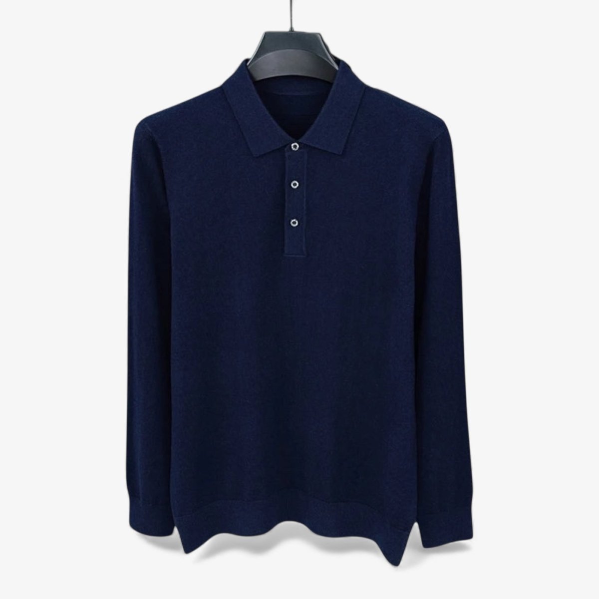 Silk - wool cashmere polo sweater - Antonios