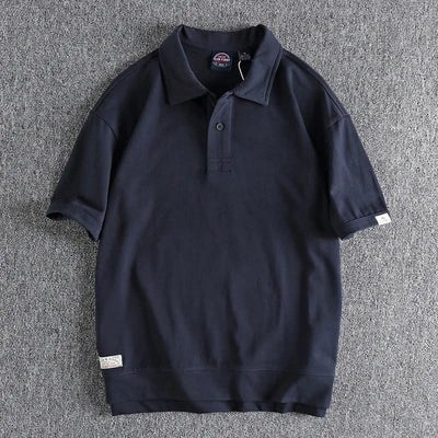 Simple cotton washed business t-shirt - Antonios