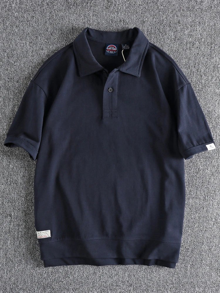 Simple cotton washed business t-shirt - Antonios