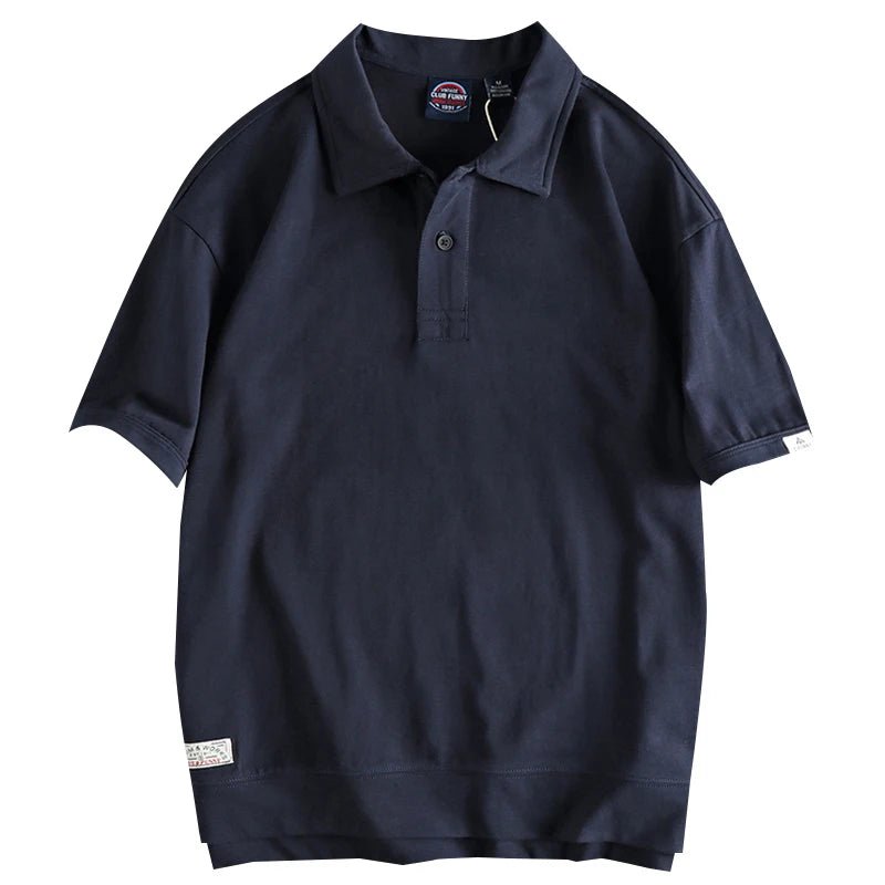 Simple cotton washed business t-shirt - Antonios