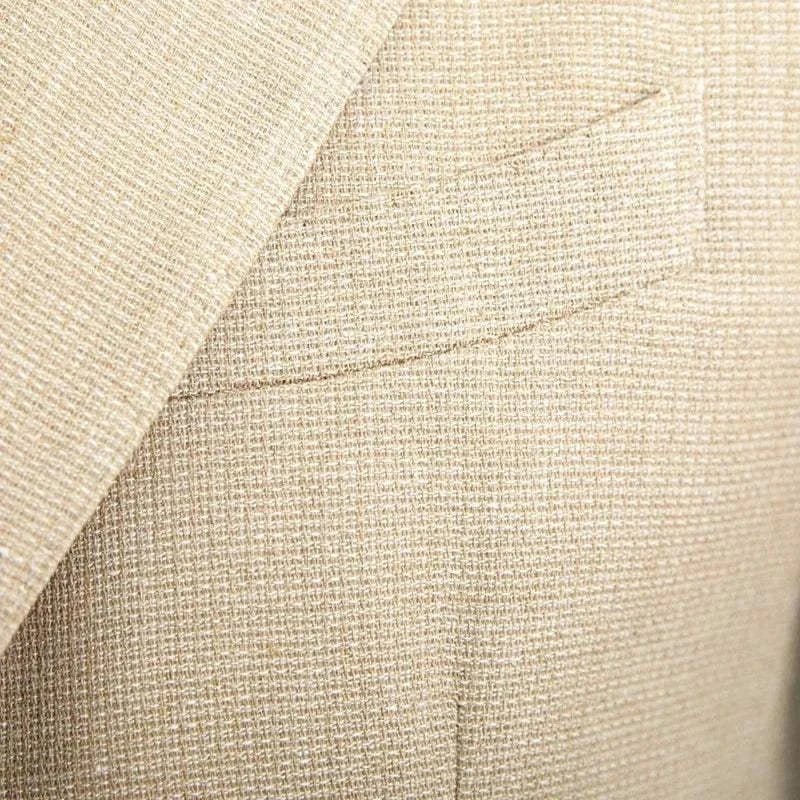 Slim fit cotton - linen blend jacket - Antonios