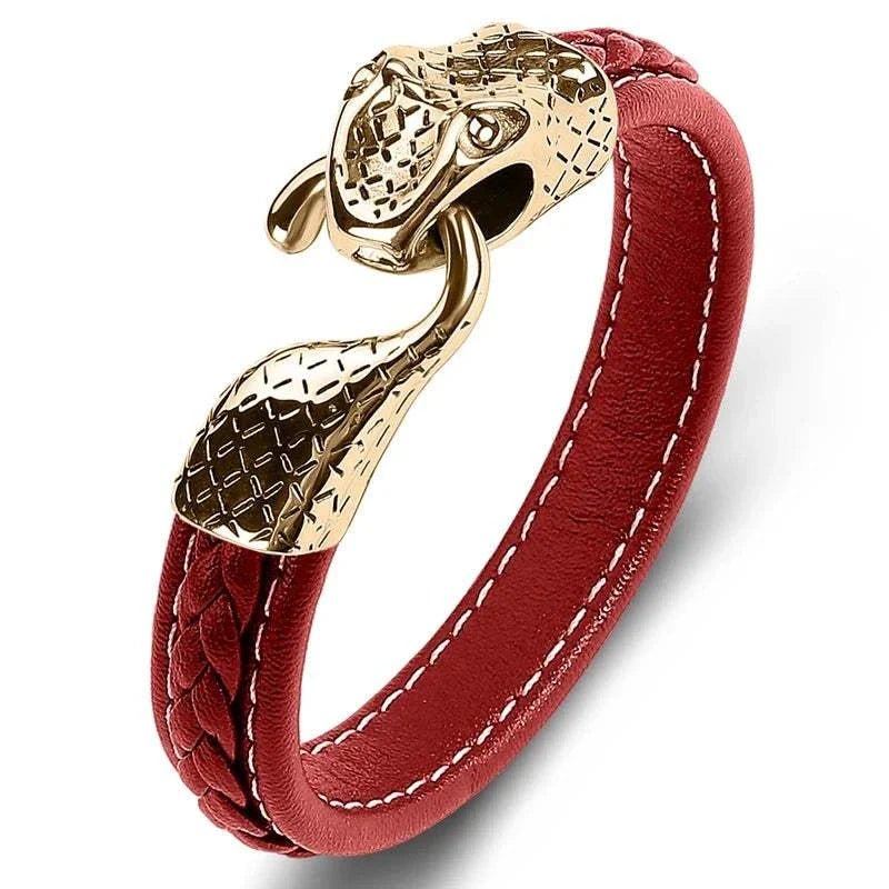 Snake leather bracelet - Antonios
