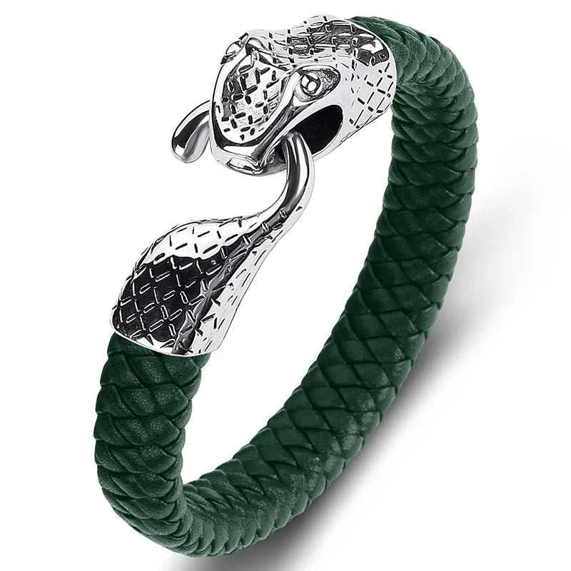 Snake leather bracelet - Antonios