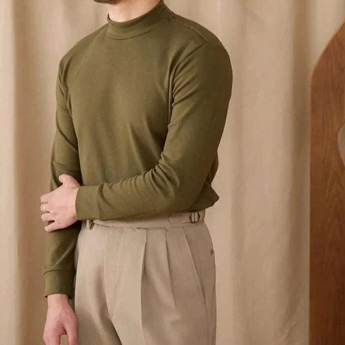 Soft half turtleneck sweater - Antonios