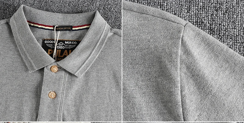 Spring premium cotton polo t-shirt - Antonios