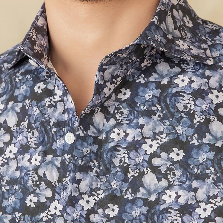 Spring vintage printed shirt - Antonios