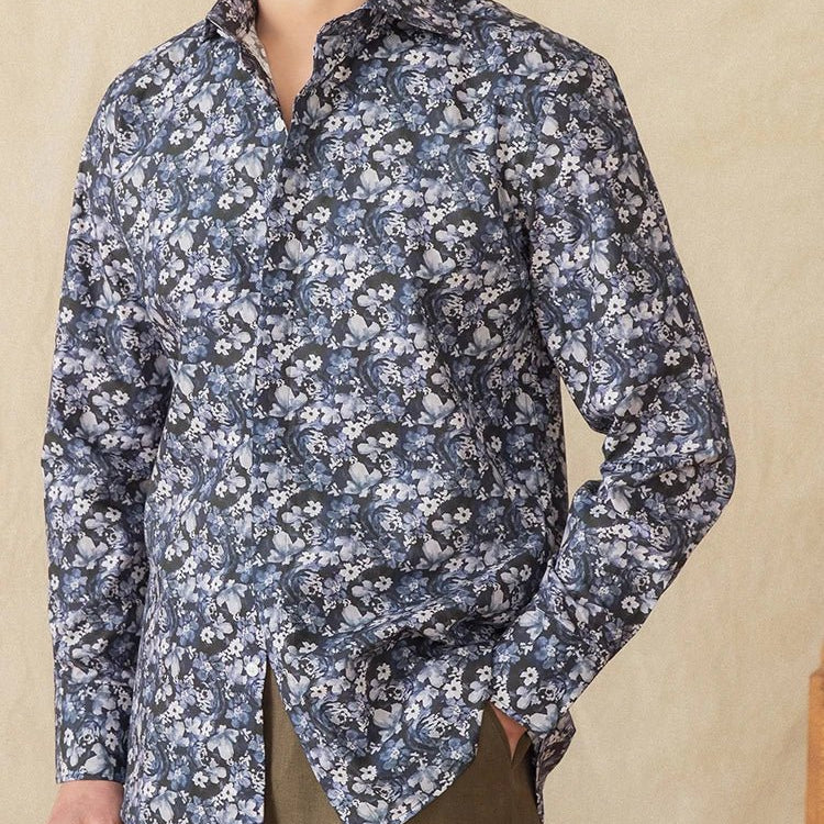 Spring vintage printed shirt - Antonios
