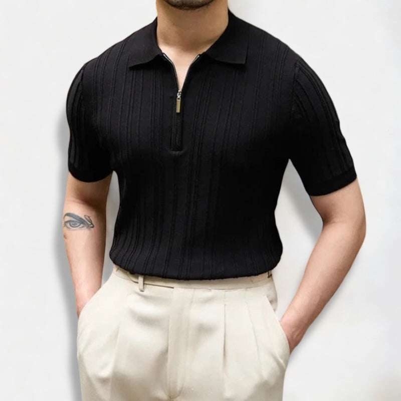 Spring zipper t-shirt men - Antonios