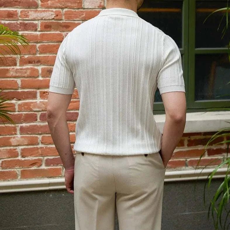 Spring zipper t-shirt men - Antonios