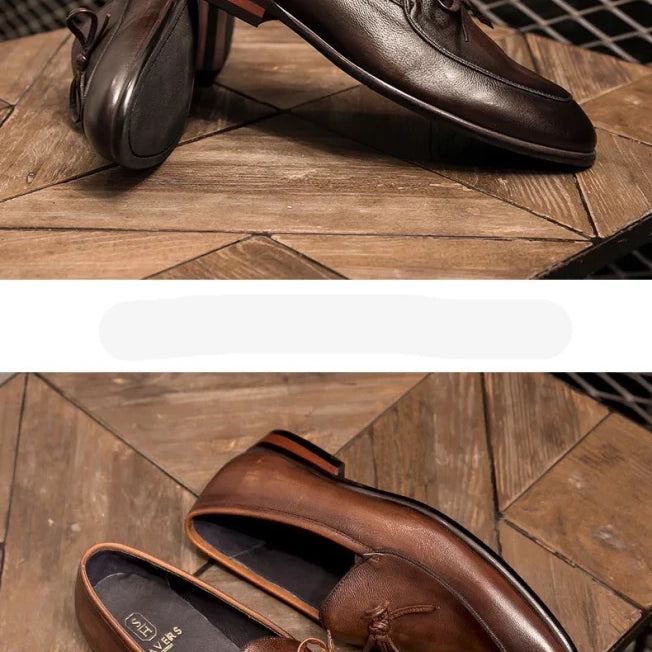Square - toe bow loafer - Antonios
