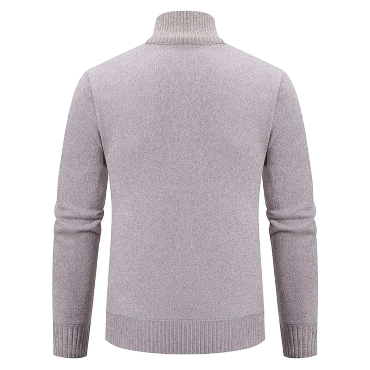 Stand collar sweater with zipper - Antonios