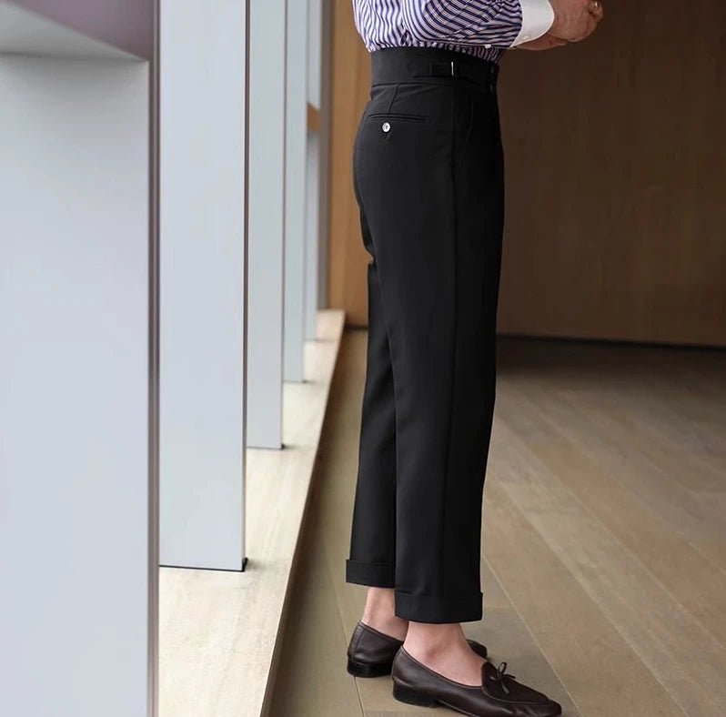 Straight business high - waist trousers - Antonios
