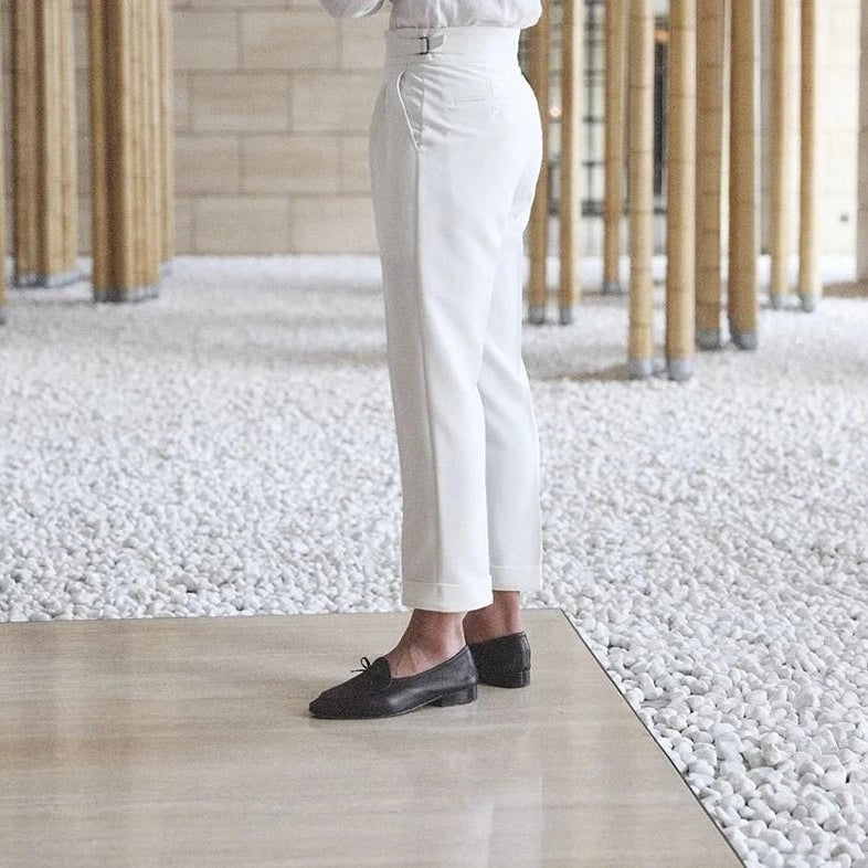 Straight business high - waist trousers - Antonios