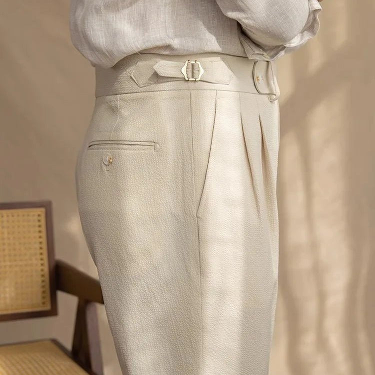 Straight fit suit elegant pants - Antonios