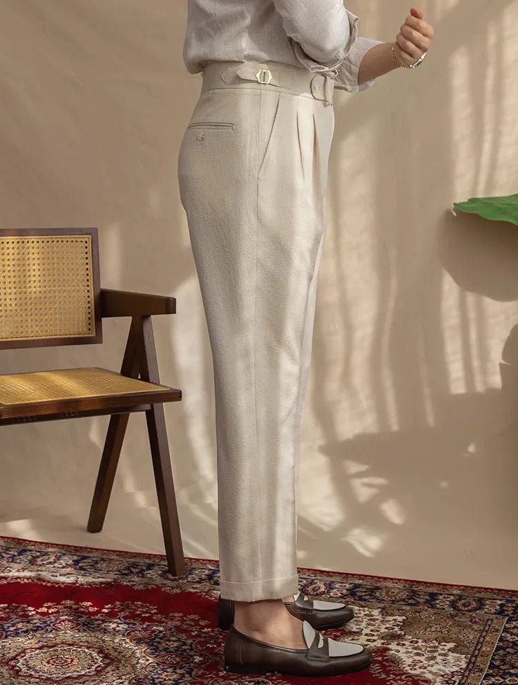 Straight fit suit elegant pants - Antonios