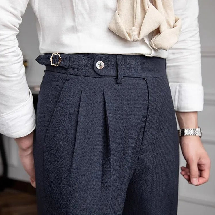 Straight fit suit elegant pants - Antonios