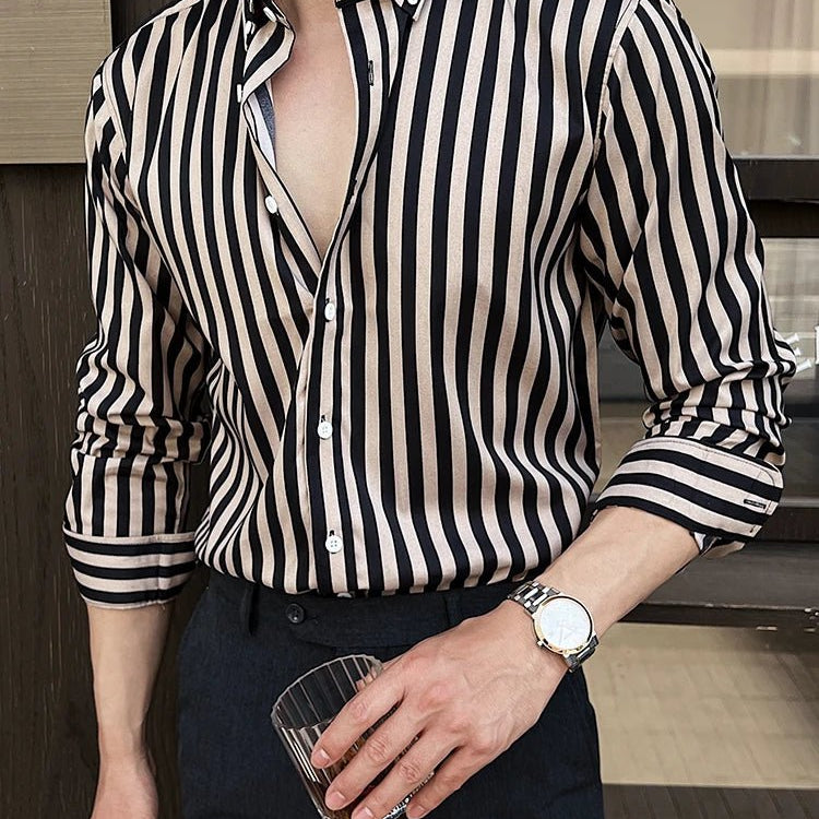 Striped business elegant shirt - Antonios